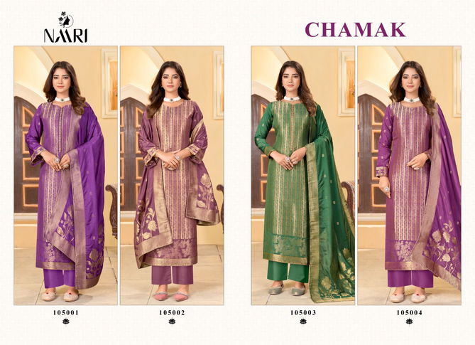 Chamak By Naari Muslin Designer Salwar Kameez Wholesale Shop in Surat